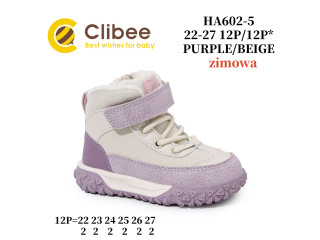 Черевики зимові Clibee HA602 purple-beige 22-27