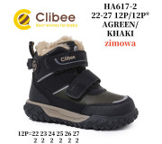 Черевики зимові Clibee HA617 a.green-khaki 22-27
