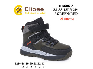 Черевики зимові Clibee HB606 a.green-red 28-33