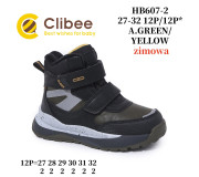 Черевики зимові Clibee HB607 a.green-yellow 27-32