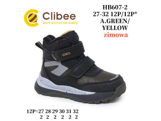 Черевики зимові Clibee HB607 a.green-yellow 27-32