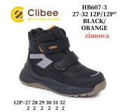 Черевики зимові Clibee HB607 black-orange 27-32