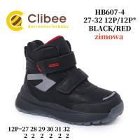Черевики зимові Clibee HB607 black-red 27-32