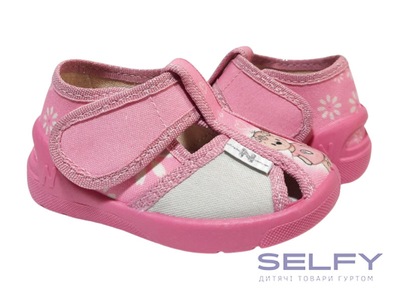 Merlin 18-25 рожева, рожева підошва, ведмедик, Фото 1