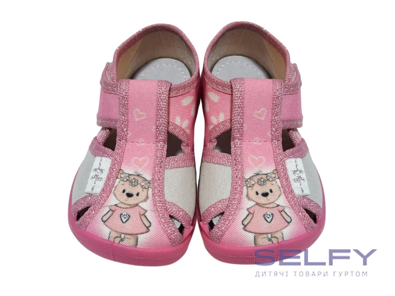 Merlin 18-25 рожева, рожева підошва, ведмедик, Фото 3