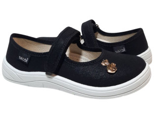 Аліна 30-35 чорна, брошка котик