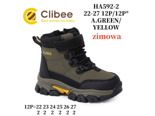 Черевики зимові Clibee HA592-2 a.green-yellow 22-27
