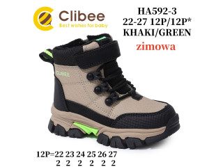 Черевики зимові Clibee HA592-3 khaki-green 22-27