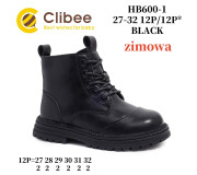 Черевики зимові Clibee HB600-1 black 27-32 Черевики зимові Clibee HB600-1 black 27-32