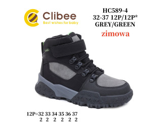 Черевики зимові Clibee HC589-4 grey-green 32-37 Черевики зимові Clibee HC589-4 grey-green 32-37