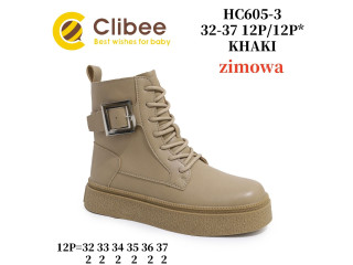 Черевики зимові Clibee HC605-3 khaki 32-37