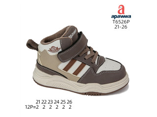 Хайтопи дитячі Apawwa T6526P beige-brown 21-26