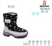 Дутики Apawwa HD7003P black 28-33