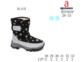 Дутики Apawwa HD7003P black 28-33