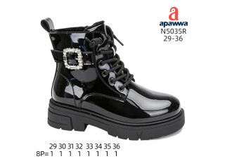 Черевики дитячі Apawwa N5035R black-1 29-36