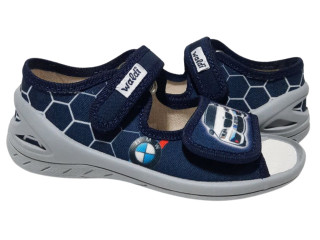 Адам 23-30 синій, сіра підошва, машина по-розмірно