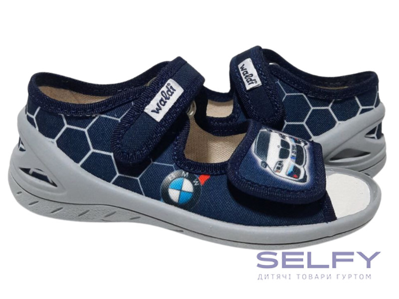 Адам 23-30 синій, сіра підошва, машина по-розмірно, Фото 1