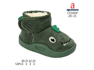 Уггі дитячі Apawwa C5500P green 20-23