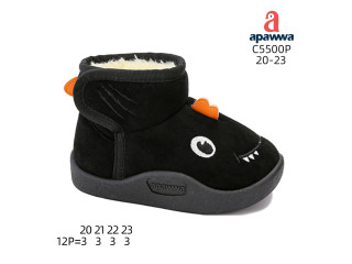 Уггі дитячі Apawwa C5500P black 20-23