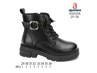 Черевики дитячі Apawwa N5035R black 29-36