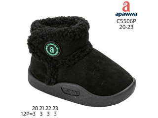Уггі дитячі Apawwa C5506P black 20-23