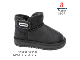 Уггі дитячі Apawwa C5513P black 32-37