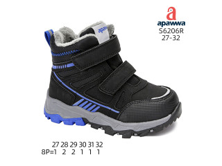 Черевики дитячі Apawwa S6206R black-blue-1 27-32