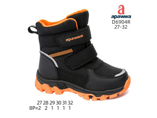 Черевики дитячі Apawwa D6904R black-orange 27-32