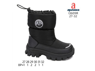 Дутики дитячі Apawwa I3609R black 27-32