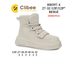 Черевики зимові Clibee HB597-4 beige 27-32