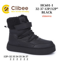 Черевики зимові Clibee HC601 black 32-37