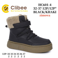 Черевики зимові Clibee HC601 black 32-37