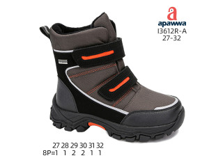 Черевики дитячі Apawwa I3612R-A black-khaki 27-32