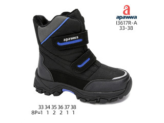 Черевики дитячі Apawwa I3617R-A black-navy 33-38