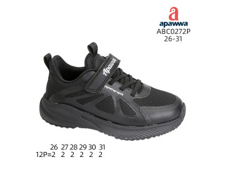 Кроссовки детские Apawwa ABC0272P black 26-31