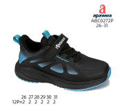Кросівки дитячі Apawwa ABC0272P black-navy 26-31