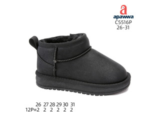 Уггі дитячі Apawwa C5516P black 26-31