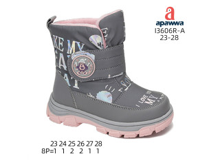 Черевики дитячі Apawwa I3606R-A grey-pink 23-28