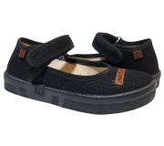 Diana 26-32 чорна, чорна підошва