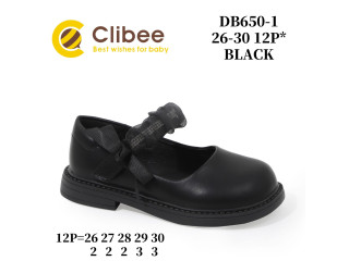 Туфлі Clibee DB650-1 black 26-30