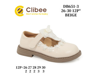 Туфлі Clibee DB651-3 beige 26-30