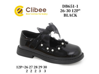 Туфлі Clibee DB651-1 black 26-30