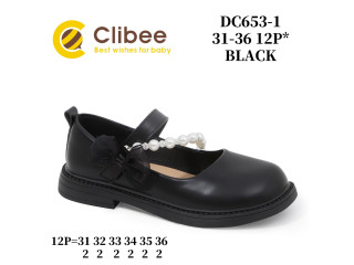 Туфлі Clibee DC653-1 black 31-36