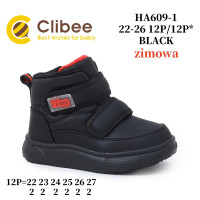 Черевики зимові Clibee HC609-1 black 22-26