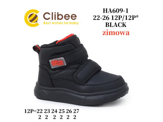 Черевики зимові Clibee HA609-1 black 22-26