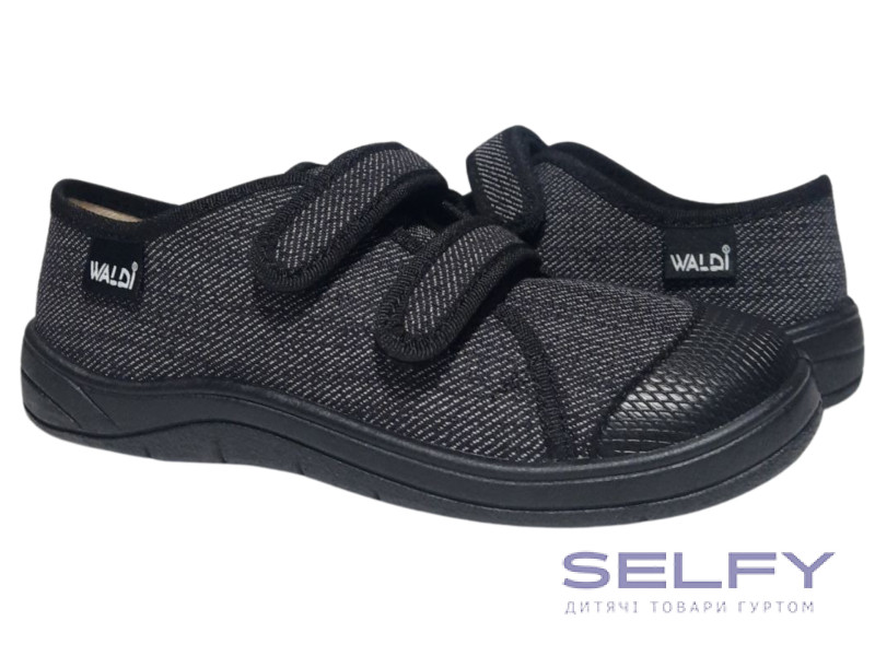 Саша 31-34 черный, черная подошва, Фото 1