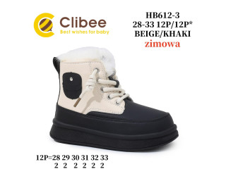 Черевики зимові Clibee HB612-3 beige-black 28-33