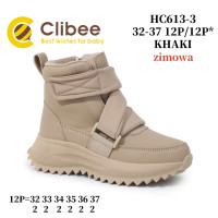 Черевики зимові Clibee HC613-3 khaki 32-37