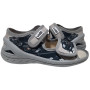 Адам 24-30 серый, серая подошва, черная машина по-размерно