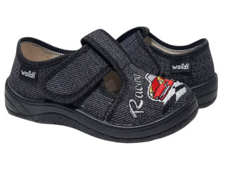 Гріша 25-30 чорний, чорна підошва, машина